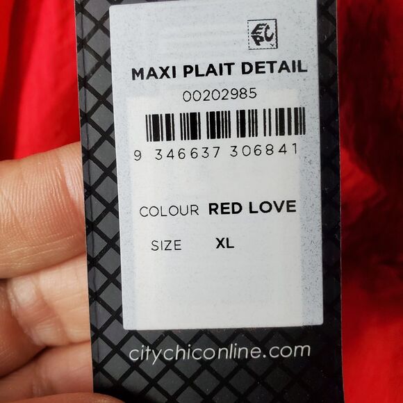 City Chic Ted Maxi High Low Dress Size XL NWT 100% Viscose - Picture 5 of 10